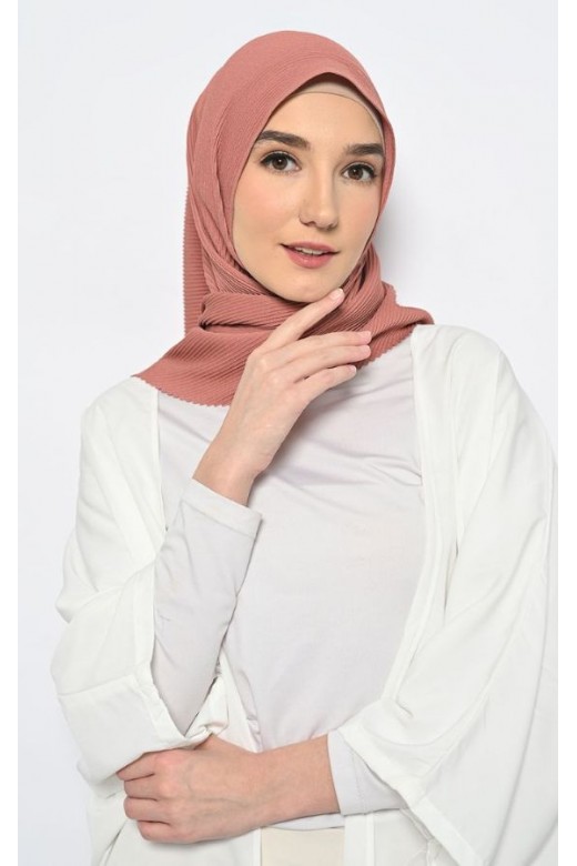 Suria Segitiga Instan Pleats Caramel